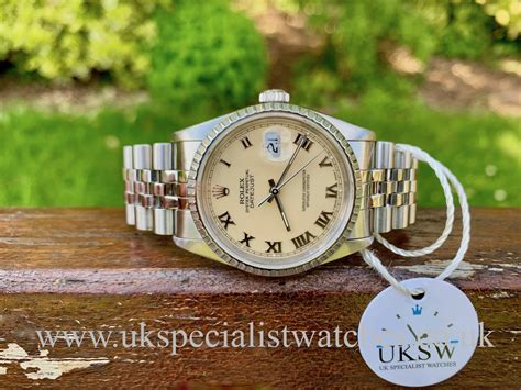 rolex ivory cream datejust dial|Rolex oystersteel 36mm.